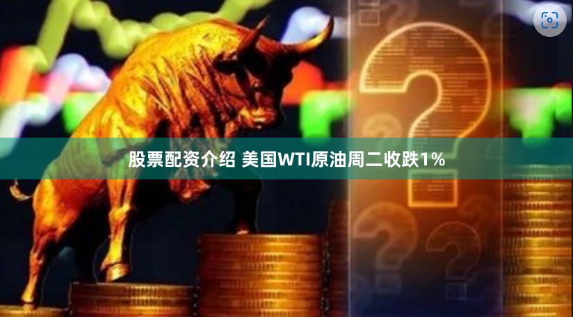 股票配资介绍 美国WTI原油周二收跌1%